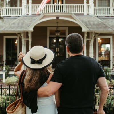 Couple at The Williams House